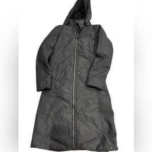 Prana Ronnie long down trench coat size XS